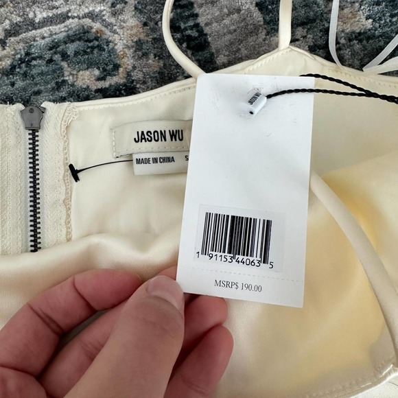 NWT Jason Wu Silky Satin corset - Picture 6 of 6